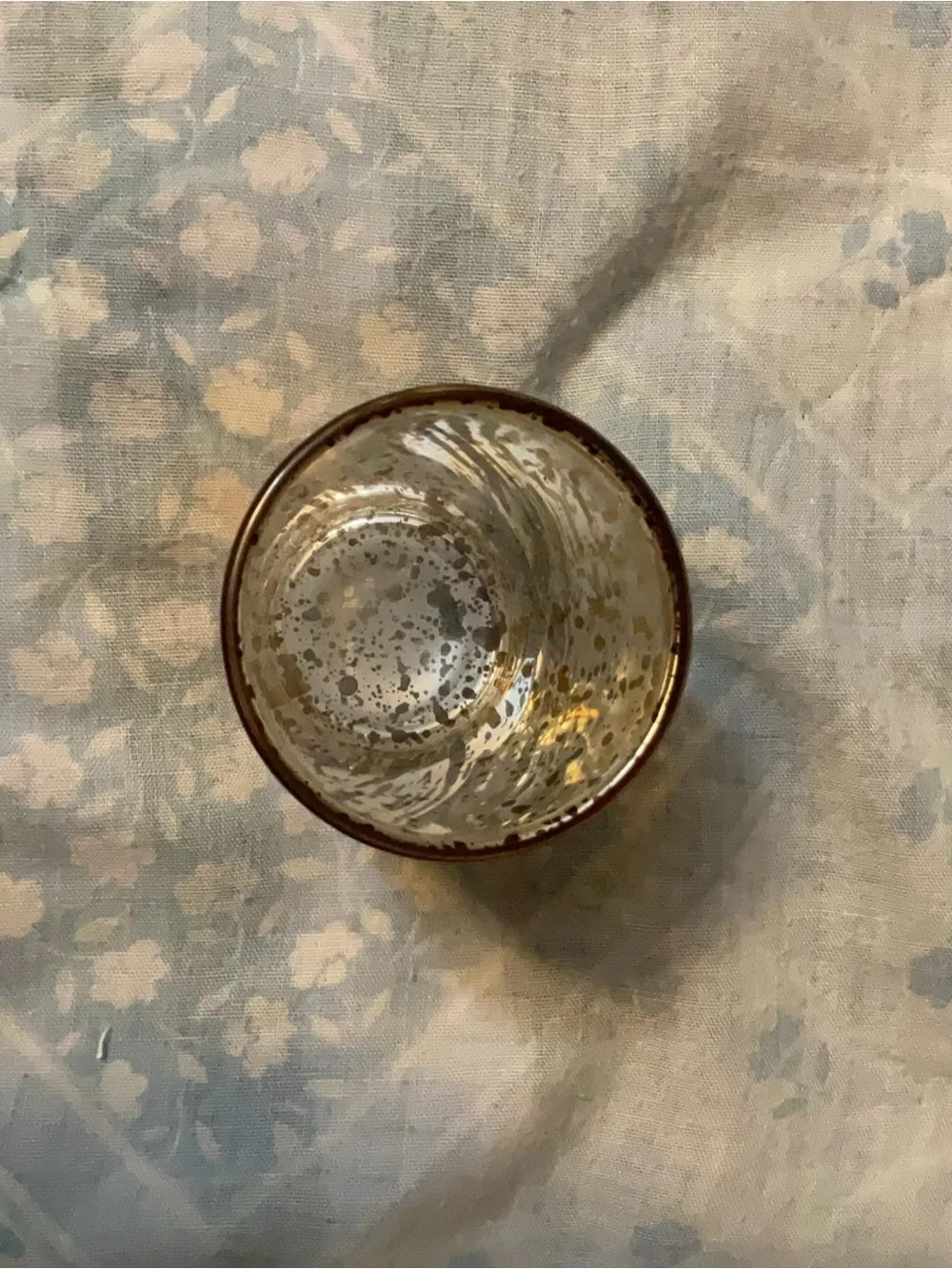 Amber Mercury Glass Votive Candle Holders - Set of 12